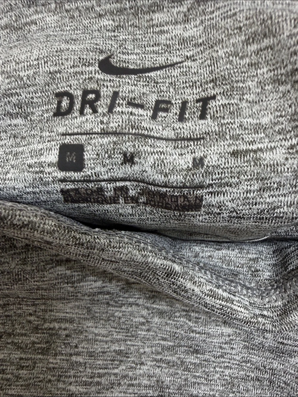 Nike Girls' Gray Capri Leggings with Pink Side Panels - Youth